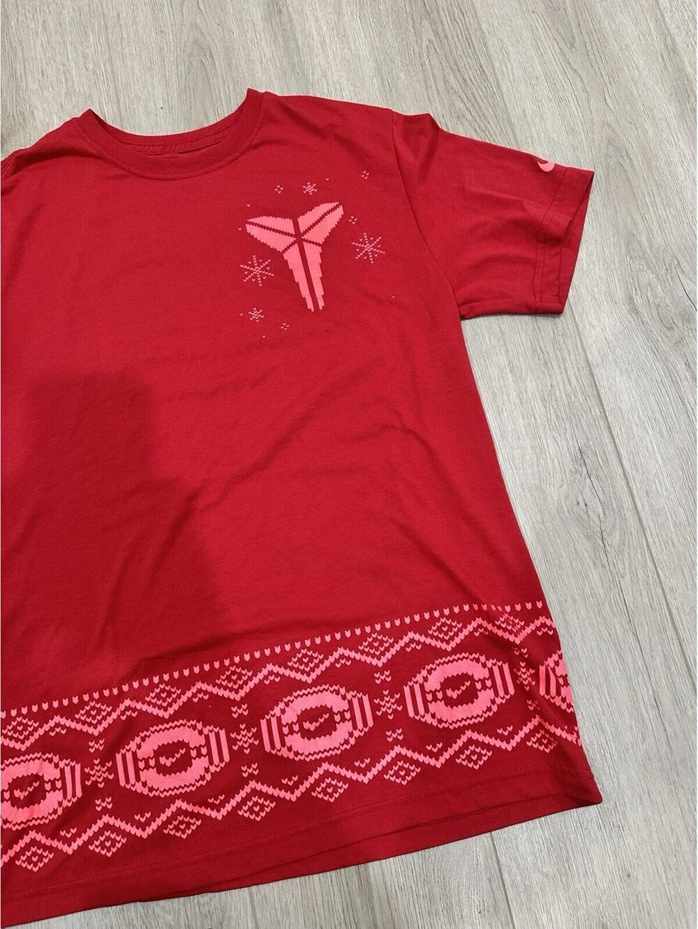 Nike Kobe Bryant Black Mamba Christmas Holiday Xmas T-Shirt  Dri-Fit RARE Medium